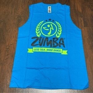 ZUMBA tank top “Less Talk More Dance” 100% Cotton Small